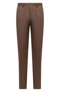 Брюки из шерсти и шелка Sartorio