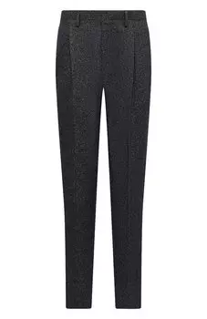 Брюки из шерсти и шелка Sartorio