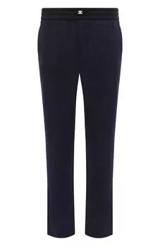 Брюки из шерсти и шелка Sease