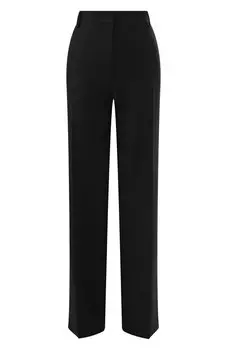 Брюки из шерсти и шелка Valentino