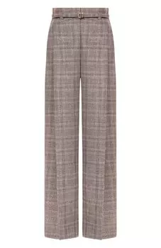 Брюки из шерсти и вискозы Agnona