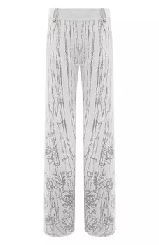 Брюки из шерсти и вискозы AND the brand