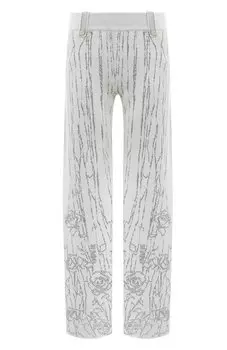 Брюки из шерсти и вискозы AND the brand