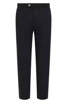 Брюки из шерсти и вискозы BOSS