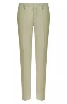 Брюки из шерсти и вискозы BOSS