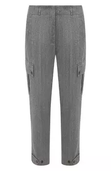 Брюки из шерсти и вискозы Kiton
