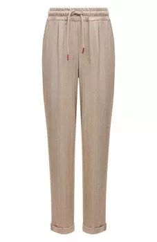 Брюки из шерсти и вискозы Kiton
