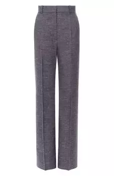 Брюки из шерсти и вискозы Max Mara Studio