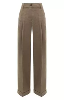 Брюки из шерсти и вискозы Pinko