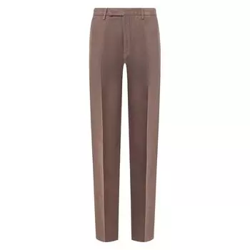 Брюки из смеси хлопка и льна Ermenegildo Zegna