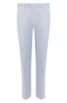 Брюки из смеси хлопка и шелка Brioni