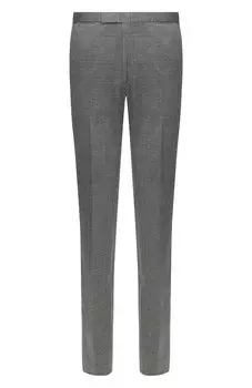 Брюки из смеси хлопка и шелка Brioni