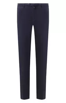 Брюки из смеси хлопка и шелка Kiton