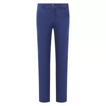 Брюки из смеси хлопка и шелка Zilli