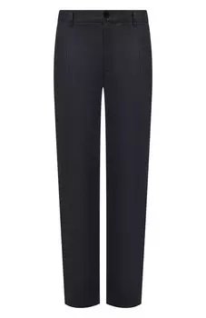 Брюки из смеси льна и хлопка Giorgio Armani