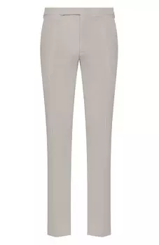 Брюки из смеси шелка и льна Ralph Lauren