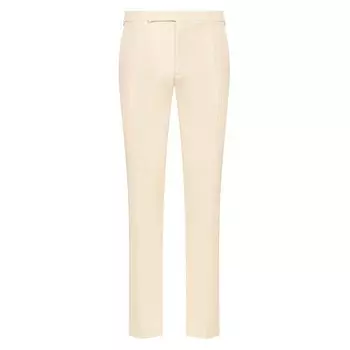 Брюки из смеси шелка и льна Ralph Lauren