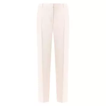 Брюки из смеси шелка и шерсти Loro Piana