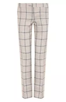 Брюки из смеси шерсти и льна Kiton