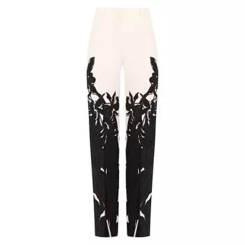 Брюки из смеси шерсти и шелка Valentino