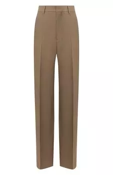 Брюки из смеси вискозы и шерсти Ami