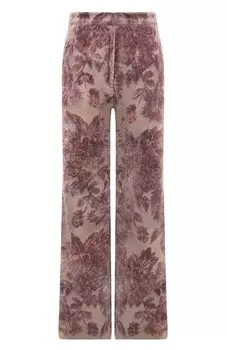 Брюки из вискозы и хлопка Dries Van Noten