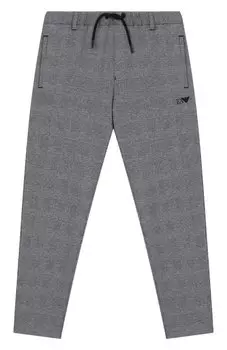 Брюки из вискозы и хлопка Emporio Armani