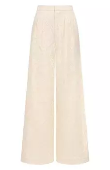 Брюки из вискозы и хлопка Twinset