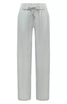 Брюки из вискозы и льна AERON