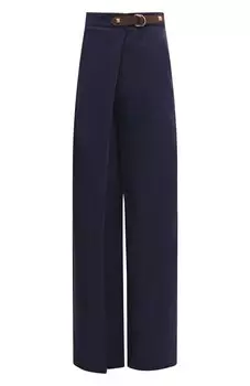 Брюки из вискозы и льна Alberta Ferretti