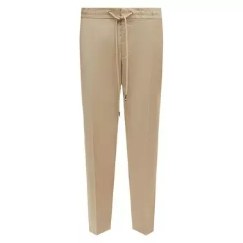 Брюки из вискозы и льна BOSS