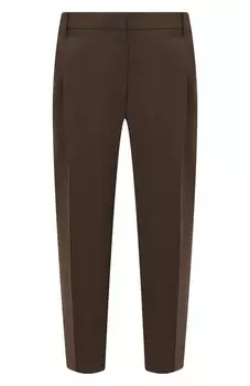 Брюки из вискозы и льна Brunello Cucinelli