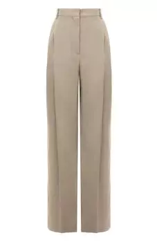 Брюки из вискозы и льна Brunello Cucinelli