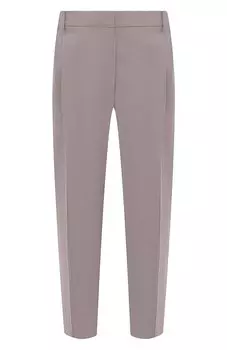 Брюки из вискозы и льна Brunello Cucinelli