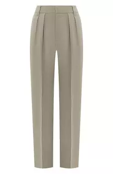 Брюки из вискозы и льна Brunello Cucinelli
