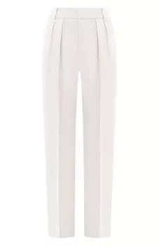 Брюки из вискозы и льна Brunello Cucinelli