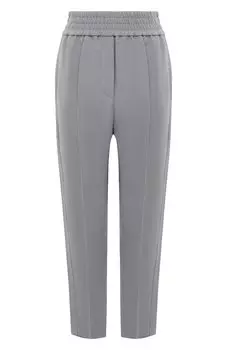 Брюки из вискозы и льна Brunello Cucinelli