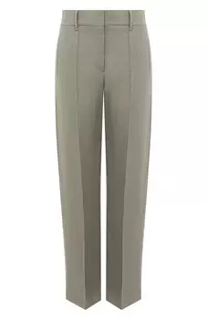 Брюки из вискозы и льна Brunello Cucinelli