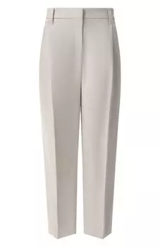 Брюки из вискозы и льна Brunello Cucinelli