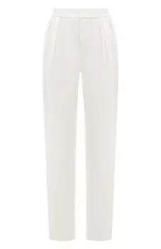 Брюки из вискозы и льна Brunello Cucinelli