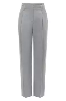 Брюки из вискозы и льна Brunello Cucinelli