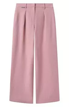Брюки из вискозы и льна Brunello Cucinelli