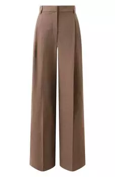 Брюки из вискозы и льна Brunello Cucinelli