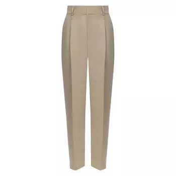 Брюки из вискозы и льна Brunello Cucinelli
