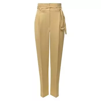 Брюки из вискозы и льна Brunello Cucinelli
