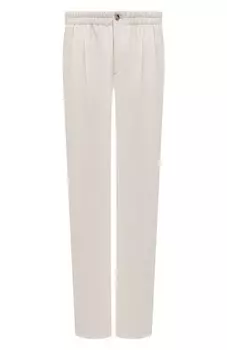 Брюки из вискозы и льна Giorgio Armani