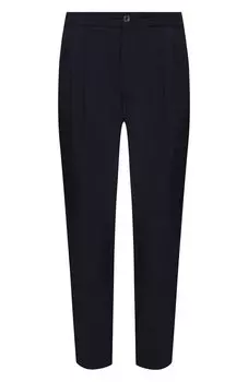 Брюки из вискозы и льна Giorgio Armani