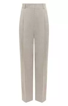 Брюки из вискозы и льна TOTEME