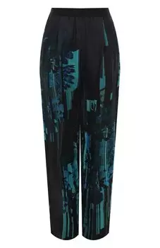 Брюки из вискозы и шелка Agnona