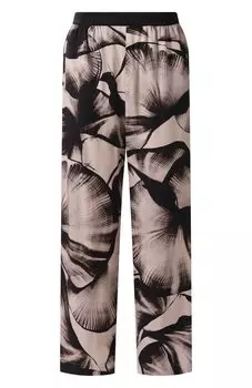 Брюки из вискозы и шелка Agnona